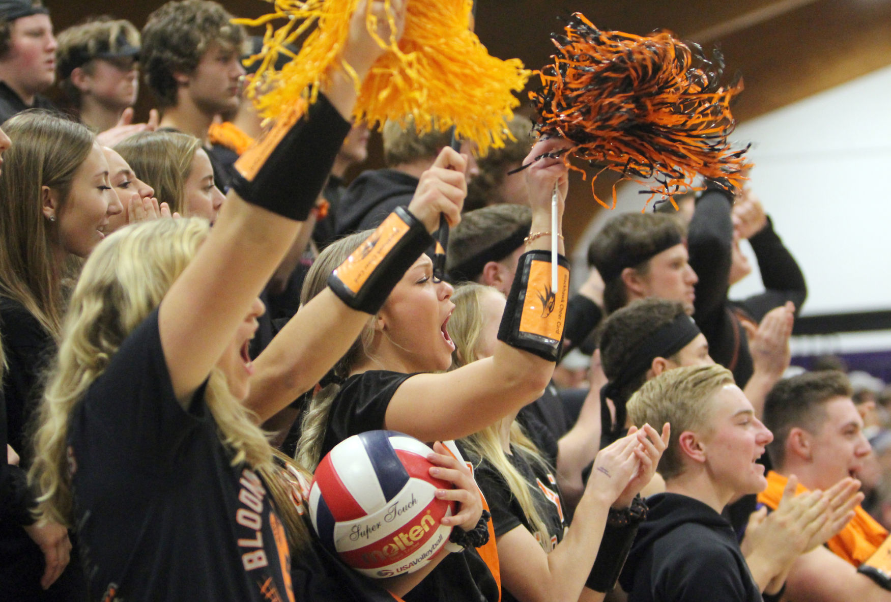 Bloomer volleyball at Mosinee 11-2-19